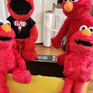 Hasbro Red Elmo Plush Dolls